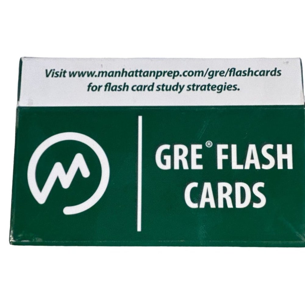 Manhattan Prep GRE Flash Cards Test Study 2nd Ed Essential - Picture 2 of 6